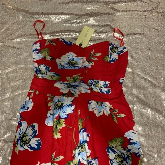 Jumpsuit BOG Collective Band of Gypsies NEW size large floral - Picture 2 of 7